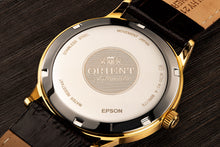 Orient Bambino Version 1 FAC00003W0 classic watch yellow gold white
