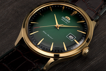 Orient Bambino Version 4 FAC08002F0 classic watch gold green