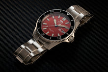 Orient Kanno RA-AA0915R19B sport dive watch 200m silver red