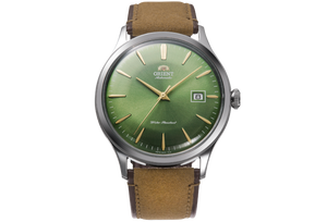 Orient Bambino Version 4 RA-AC0P01E10B classic watch silver green
