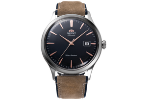 Orient Bambino Version 4 RA-AC0P02L10B classic watch silver blue