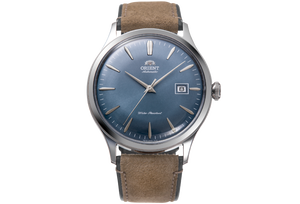 Orient Bambino Version 4 RA-AC0P03L10B classic watch silver blue