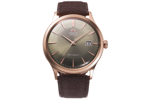 Orient Bambino Version 4 RA-AC0P04Y10B classic watch rose gold brown