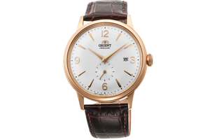 Orient Bambino Small Seconds RA-AP0004S10A classic watch gold white
