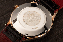 Orient Bambino Version 4 FAC08001T0 classic watch rose gold brown
