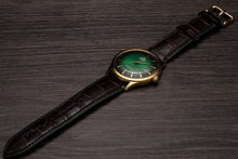 Orient Bambino Version 4 FAC08002F0 classic watch gold green