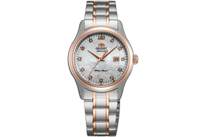 Orient FNR1Q001W0 classic ladies lady's watch silver mother of pearl