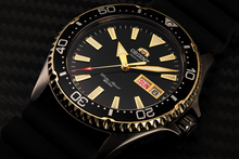 Orient Kamasu RA-AA0005B19A sport dive watch 200m gold black