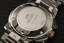Orient M-Force AC0L RA-AC0L01B00B sport dive watch ISO 200m sapphire silver black