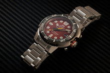 Orient M-Force AC0L RA-AC0L02R00B sport dive watch ISO 200m sapphire silver red
