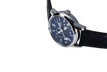 Orient Sun and Moon Version 3 RA-AK0011D10B classic watch sapphire silver blue