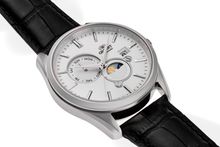 Orient Sun and Moon Version 5 RA-AK0310S10B classic watch sapphire silver white