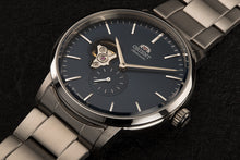Orient RA-AR0101L10A modern watch small seconds silver blue